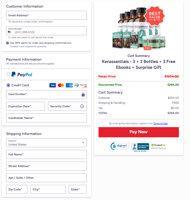 Kerassentials-order-page